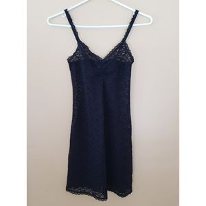 Aerie Black Lace Chemise Lingerie